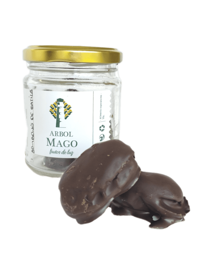 Bomboncito de dátil, pecán y chocolate amargo - Frasco x100grs