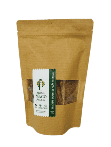 Crackers salados de pecán y semillas x 150grs