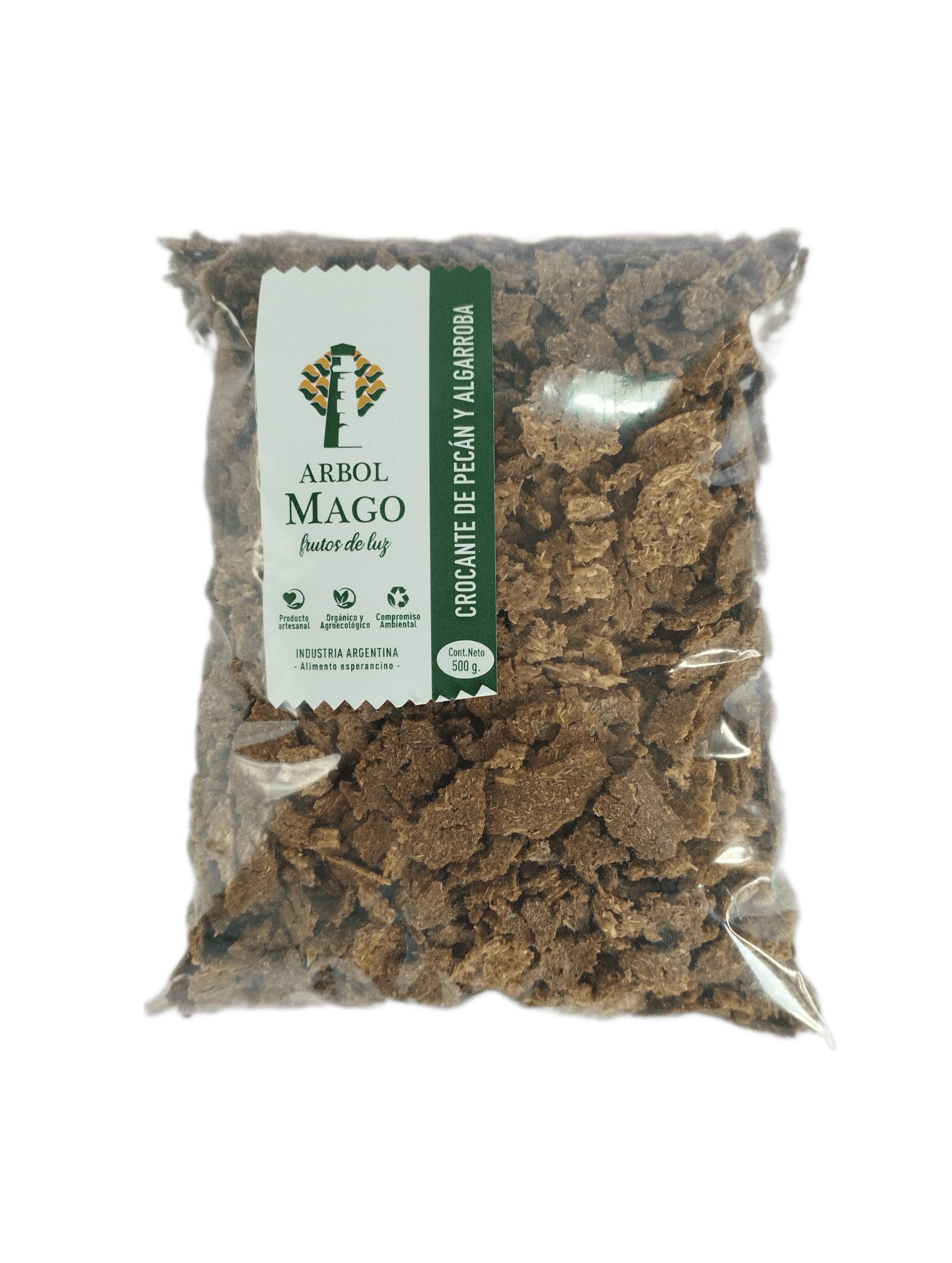 Crocantes de pecán y algarroba x 500grs