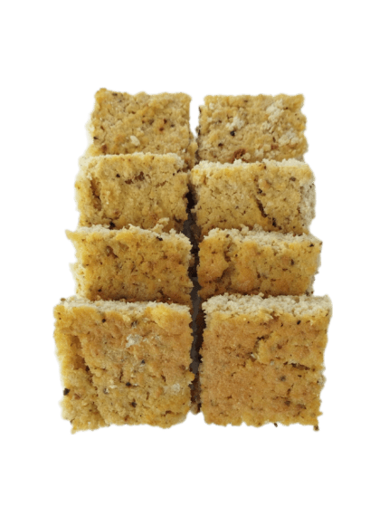 Fainá horneado de granos de garbanzo fermentados - Bandeja 8 porc.