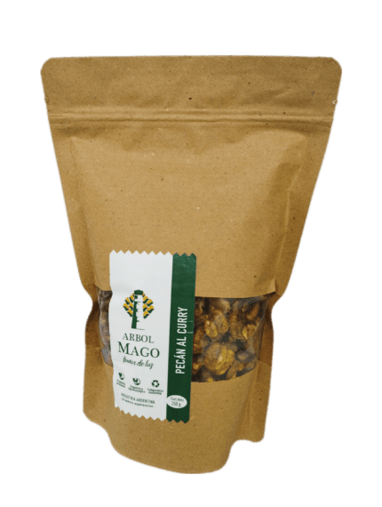 Pecán salado al curry x 250grs