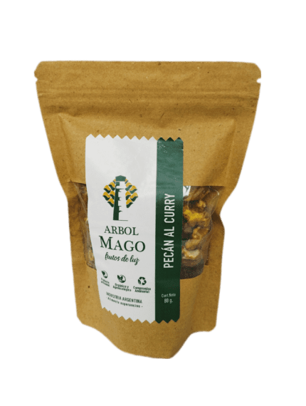 Pecán salado al curry x 80grs