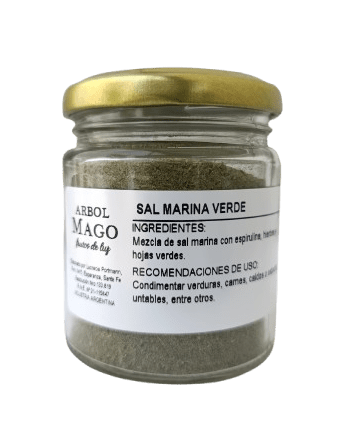 Sal marina verde x150grs (Sal marina, espirulina y hierbas)
