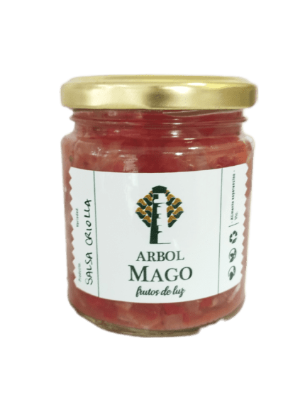 Salsa criolla (tomates, cebollas, ajies y morrones) x220cc