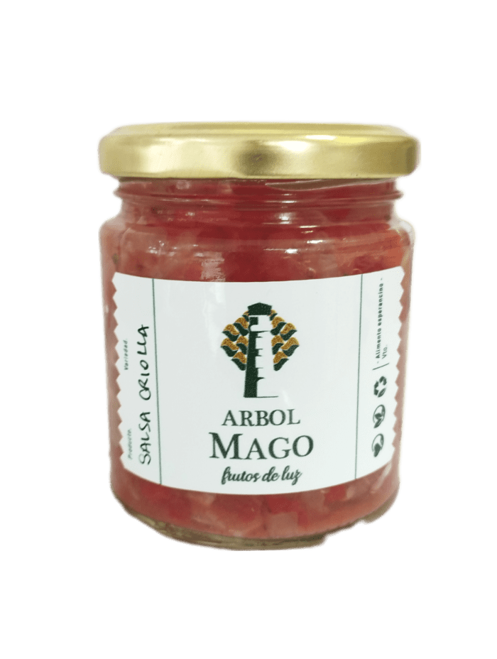 Salsa criolla (tomates, cebollas, ajies y morrones) x220cc