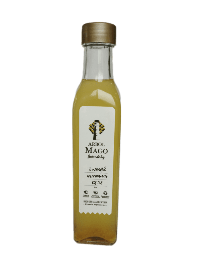 Vinagre de manzanas orgánicas sin pasteurizar x250cc
