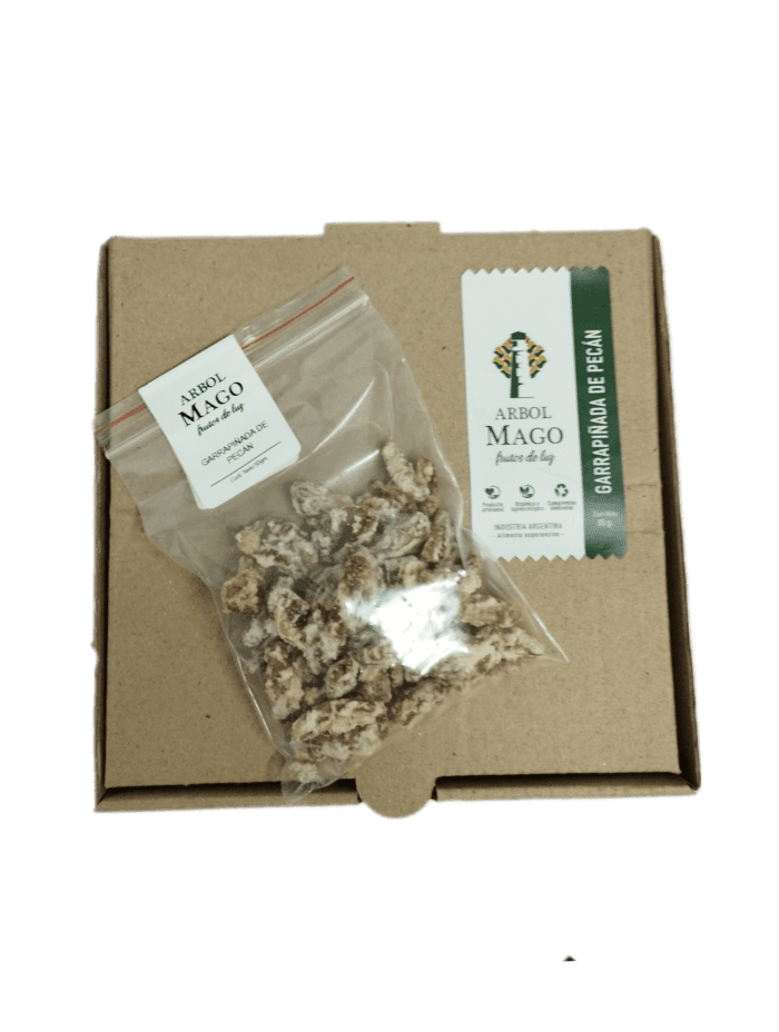 Garrapiñadas de pecán - Bolsita minibreak x50grs x 8 unid. en cajita