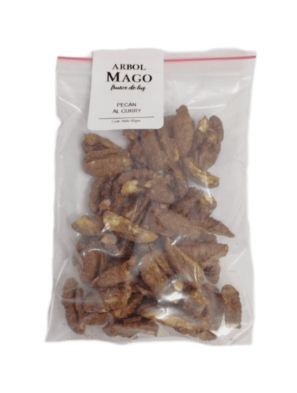 Pecán salado al curry - Bolsita minibreak x50grs