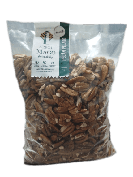 Pecán pelado PARTIDO x 1kg envasado vacío