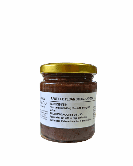 Pasta de Pecán y chocolate amargo x150g
