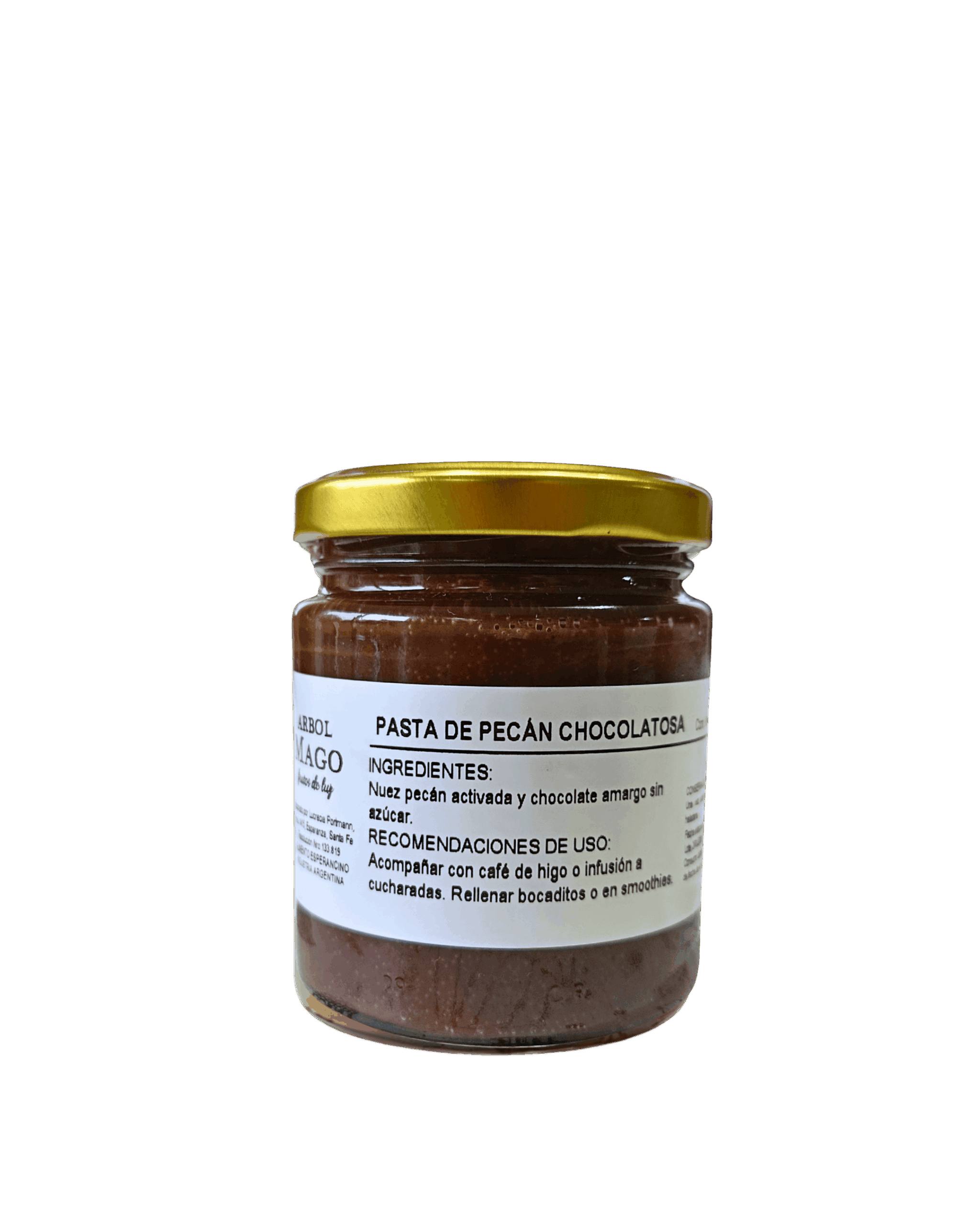 Pasta de Pecán y chocolate amargo x150g